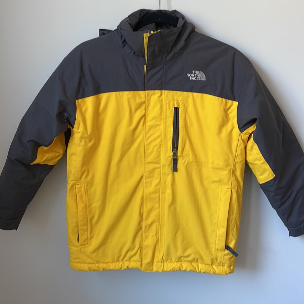 The North Face Kids Jacket - Yellow and Gray
